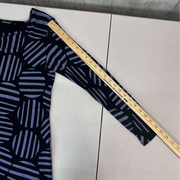 Marimekko Geometric Print Long Sleeve Shirt Size M - Picture 6 of 8